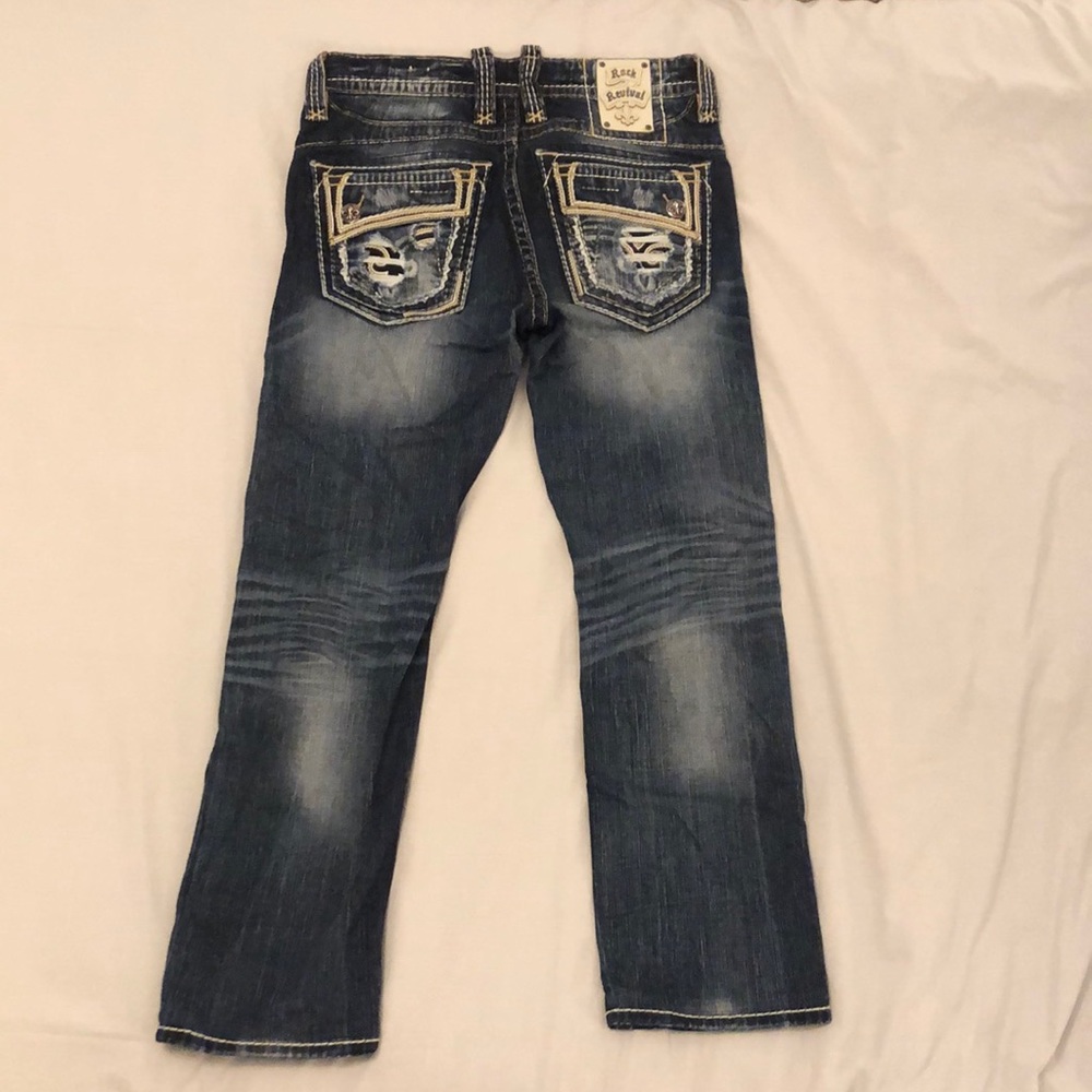 Men’s Rock Revival Zed Straight Jeans